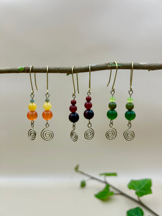 Symmetrical earrings
